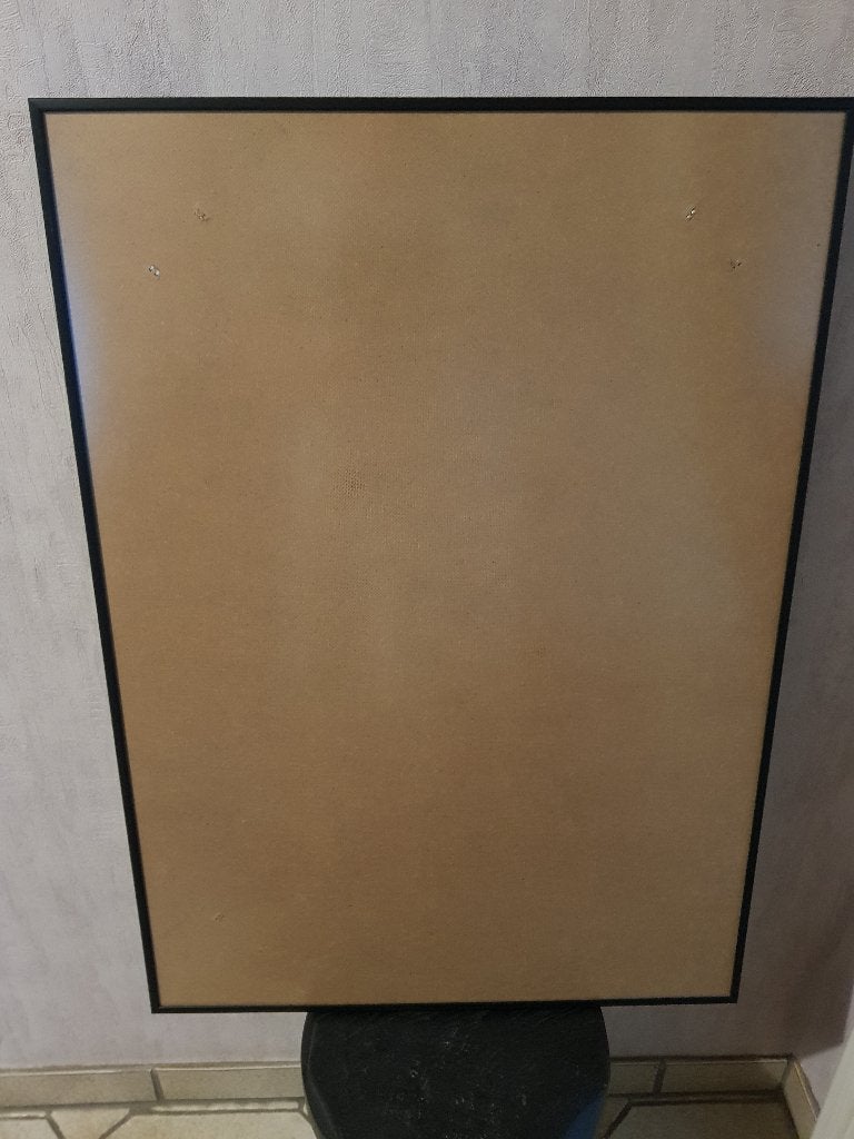 Grote fotolijst met glas, Audio, Tv en Foto, Ophalen, Met glas, Glas