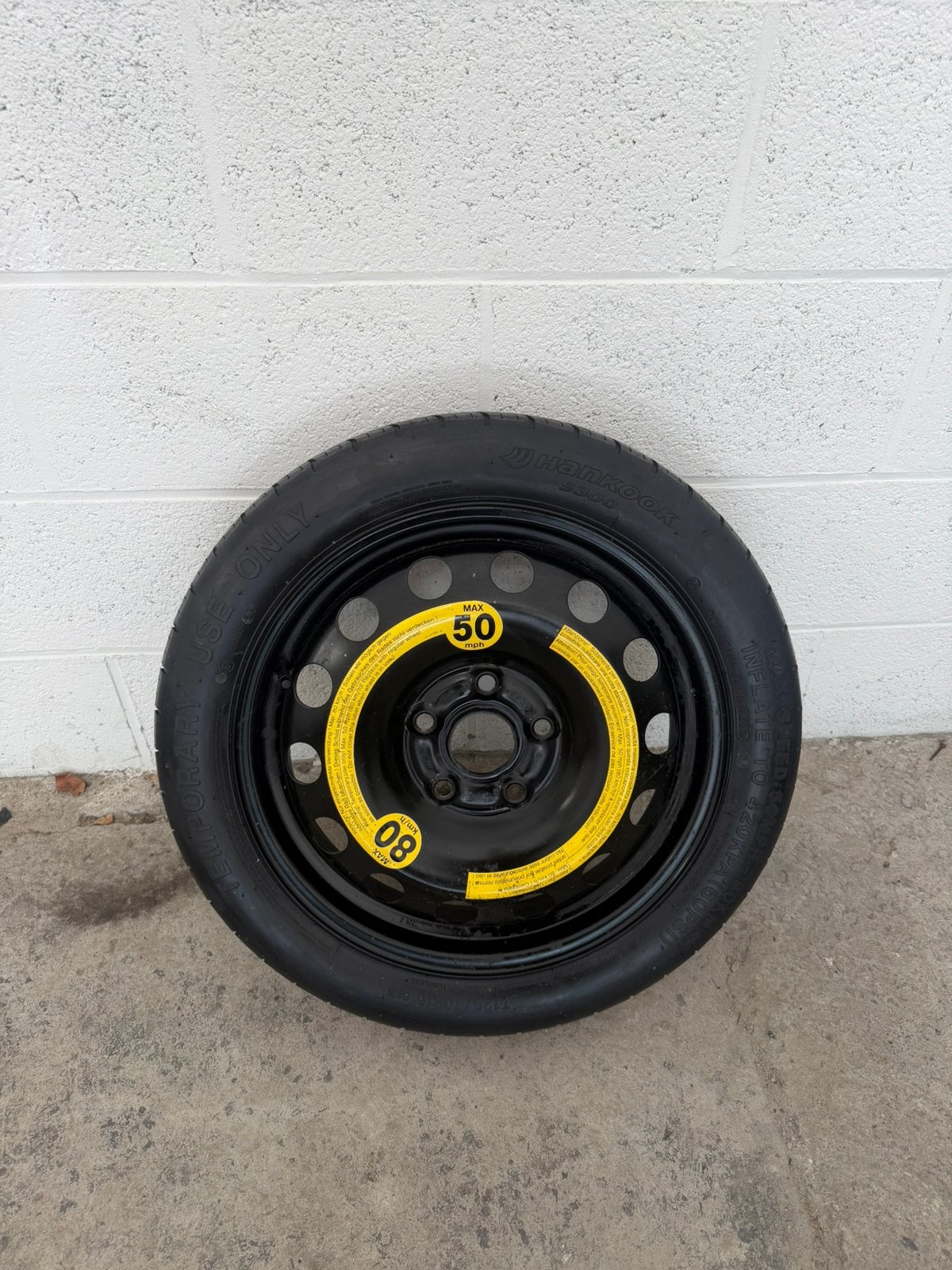 Roue de secours 16p galette 5par112 vw audi seat skoda, Enlèvement