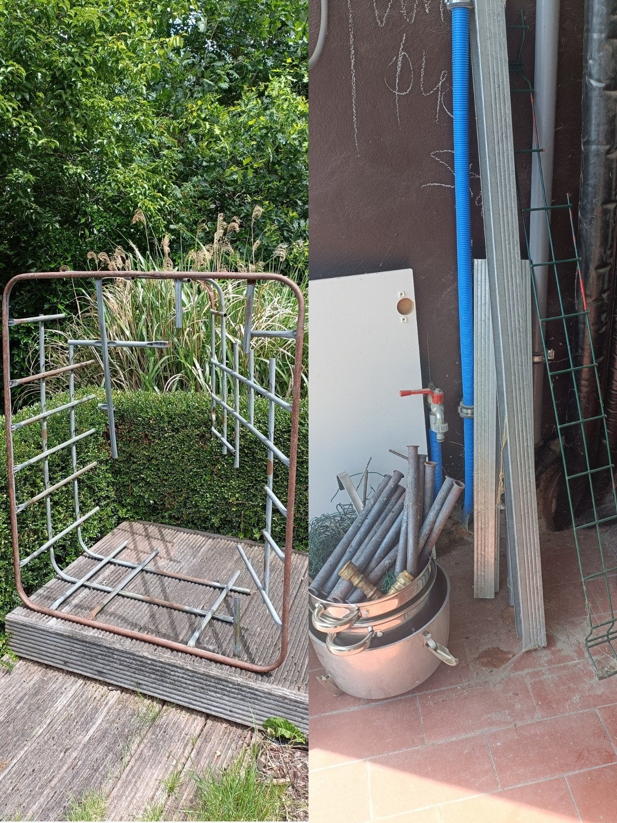 Oud ijzer ophalen in Belzele, Ophalen