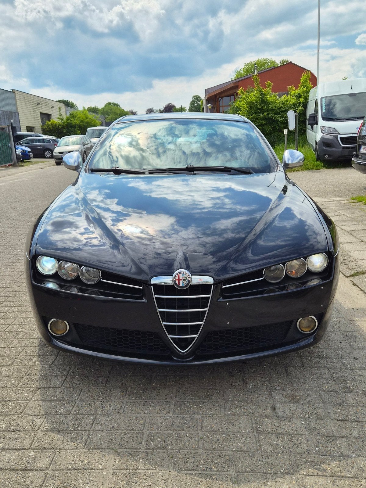 Alfa Romeo 159 diezel 1.9, Auto's, Alfa Romeo, Zwart, Leder, Bedrijf, 5 deurs