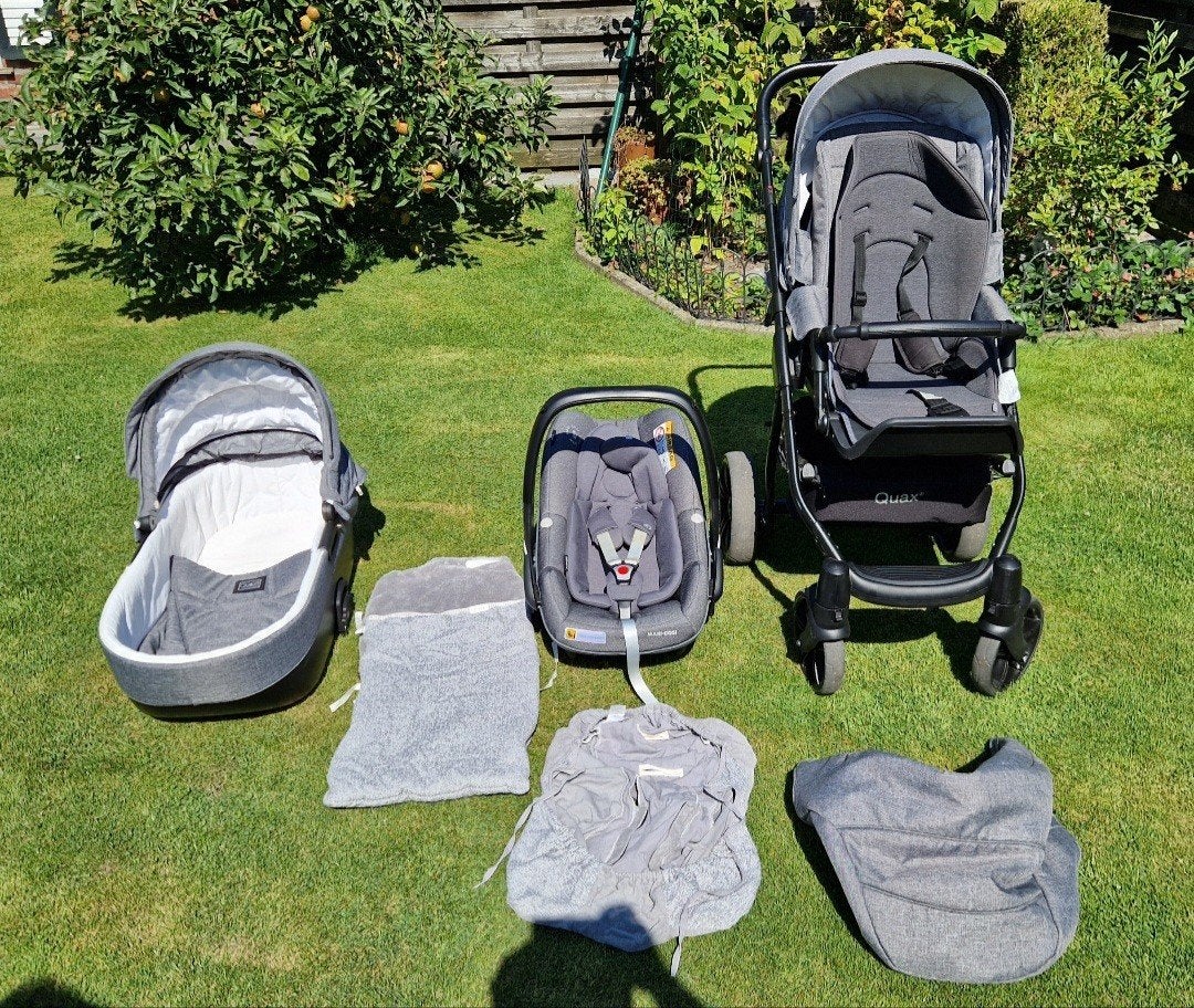 Quax kinderwagen met vele extra's complete set, Kinderen en Baby's, Kinderwagens en Combinaties, Ophalen, Kinderwagen