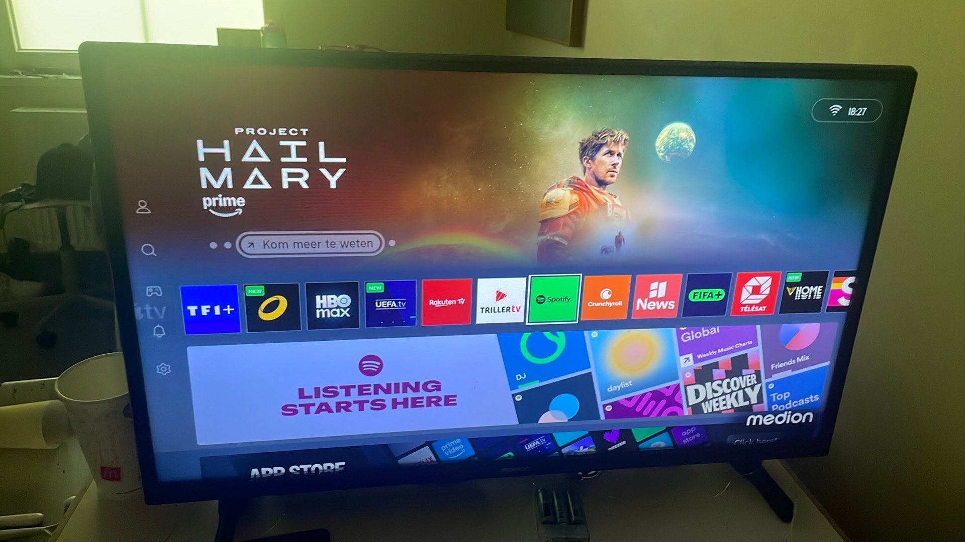 Tv, LED, 120 Hz, 80 tot 100 cm, Zo goed als nieuw