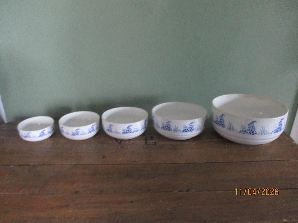 lot de plats cigogne Boch, Enlèvement ou Envoi