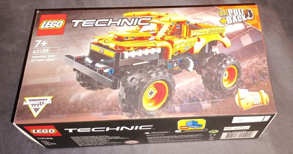Lego 42135 Monster Jam el toro loco, Ophalen, Zo goed als nieuw, Complete set, Lego
