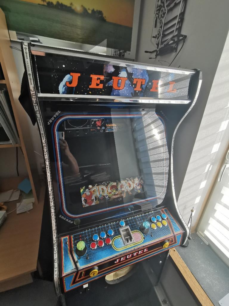 BORNE ARCADE JEUTEL ORIGINALE – ANNÉES 80 – PIÈCE RARE, Enlèvement, Utilisé