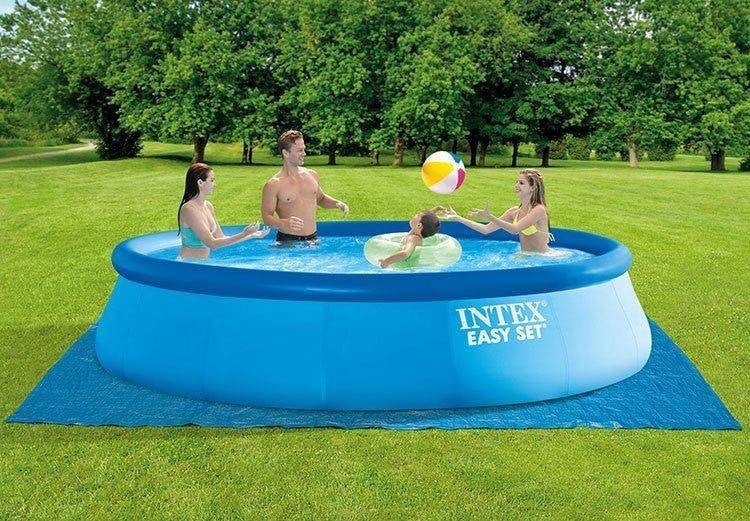 Piscine intex ronde 3.66m / 0.76m de hauteur + équipements, Jardin & Terrasse, Piscines, 200 à 400 cm, 300 cm ou plus, Rond, Enlèvement