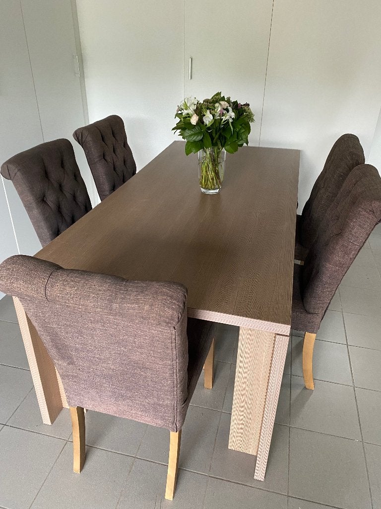 Eettafel, Ophalen, Gebruikt, 50 tot 100 cm, Vijf personen of meer