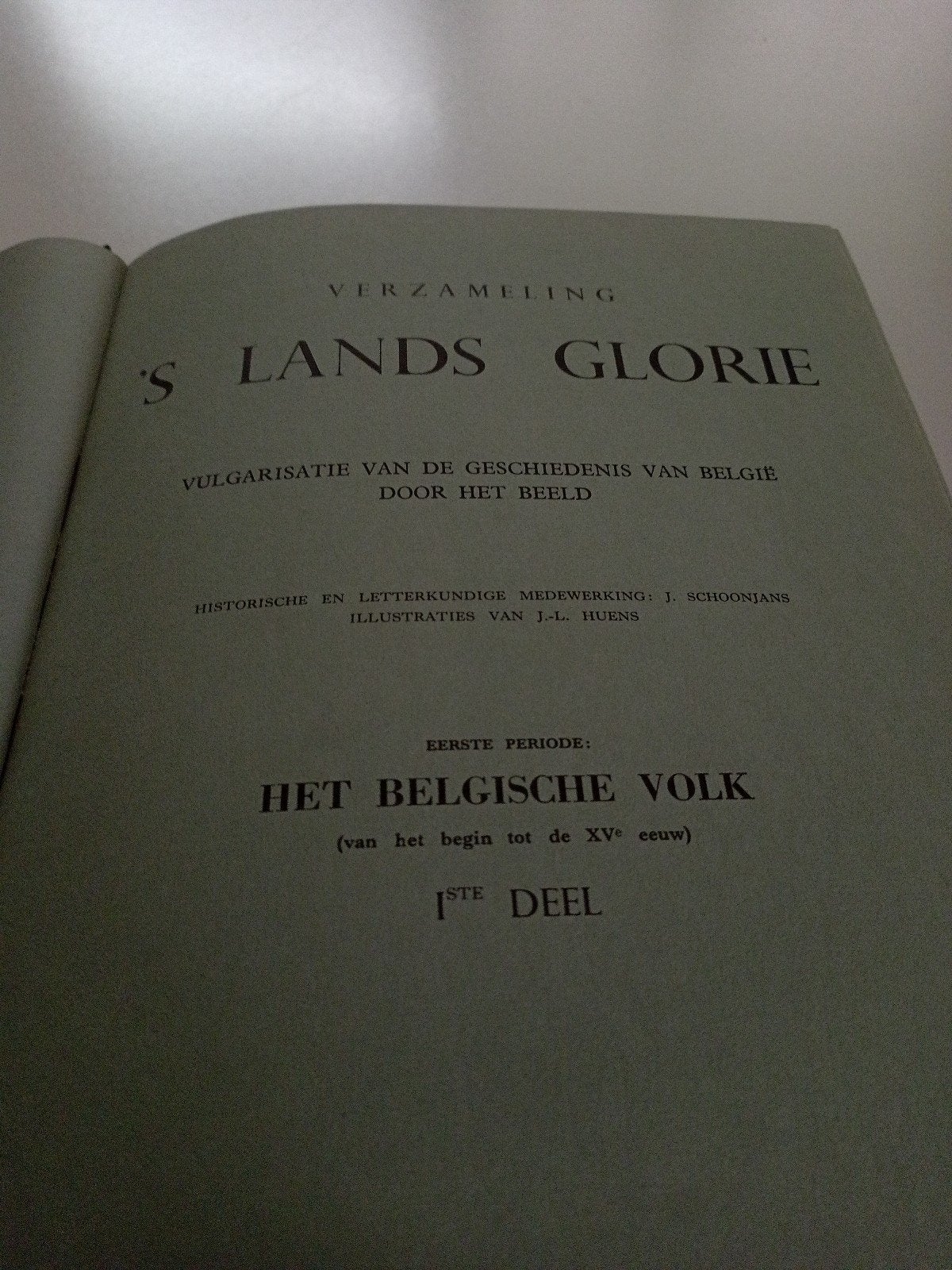 ' s Lands glorie de geschiedenis van België door het beeld, Ophalen