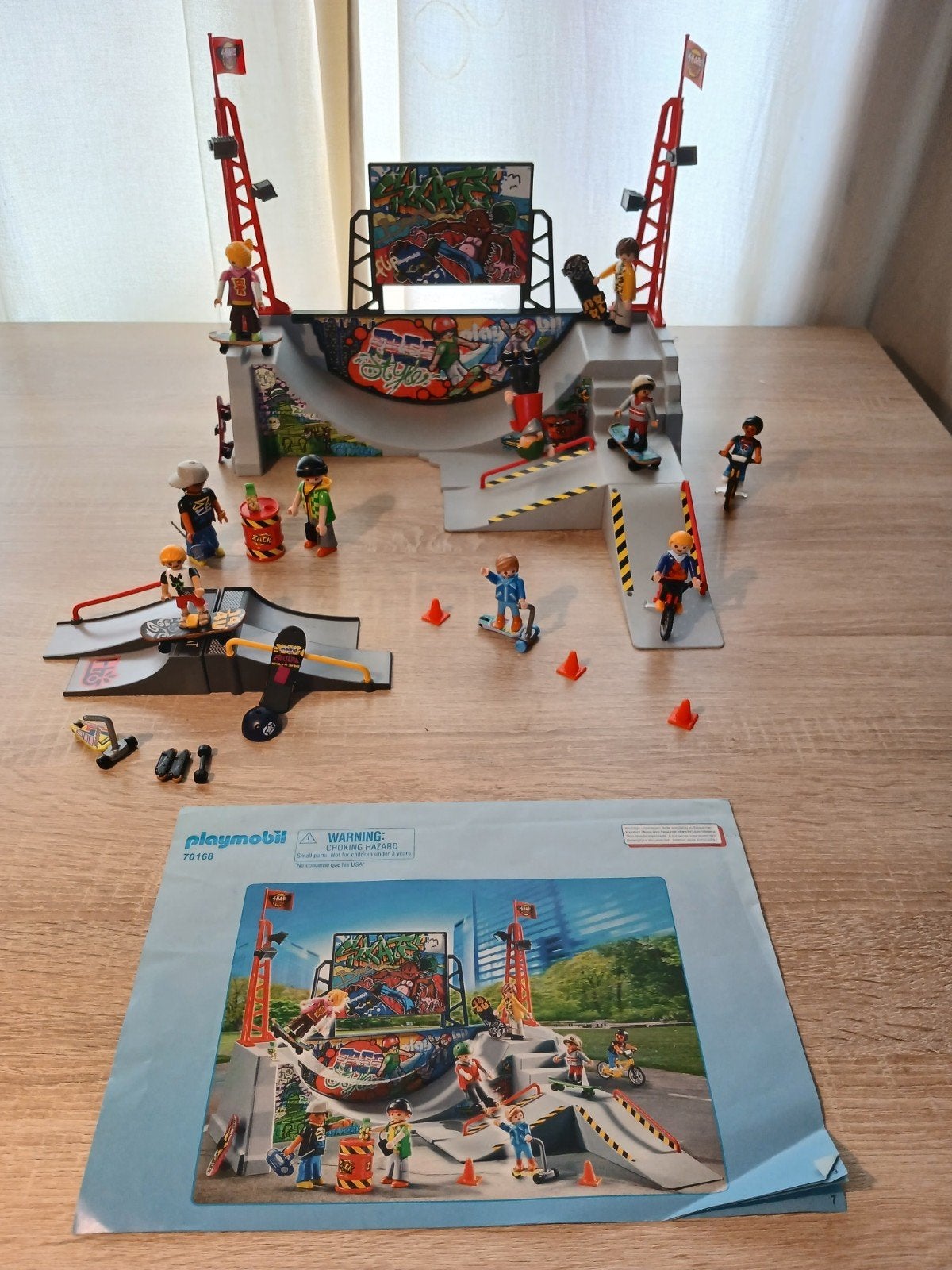 Playmobil 70168 Skatepark, Ophalen