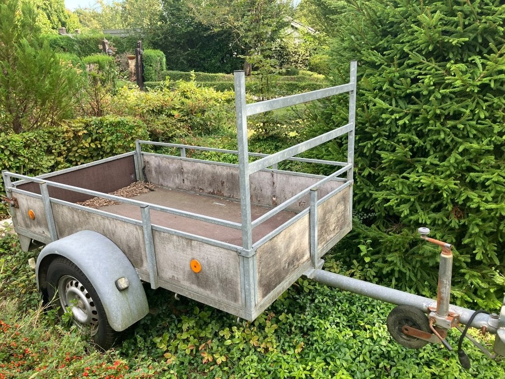 Aanhangwagen 110cm x 195cm, Torsieas max 750kg, Ophalen, Gebruikt