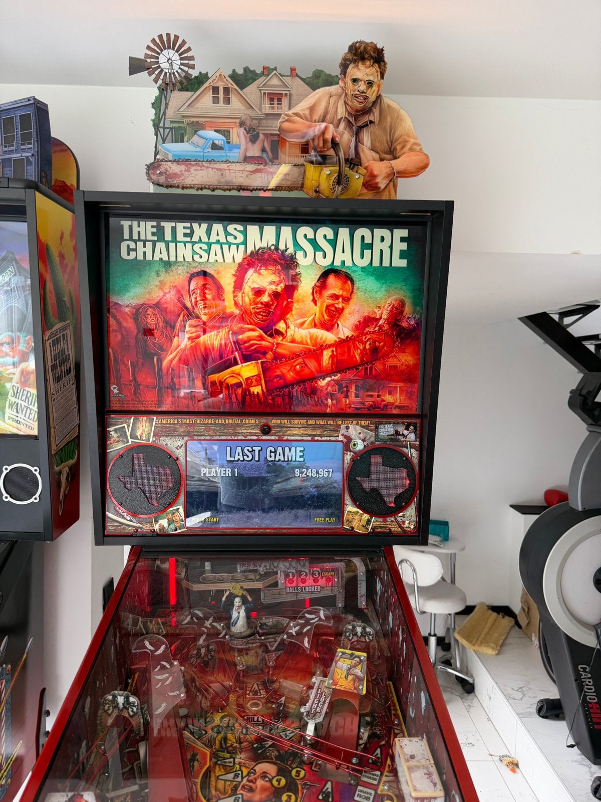 Flipper massacre a la tronçonneuse collector, Verzamelen, Ophalen, Zo goed als nieuw