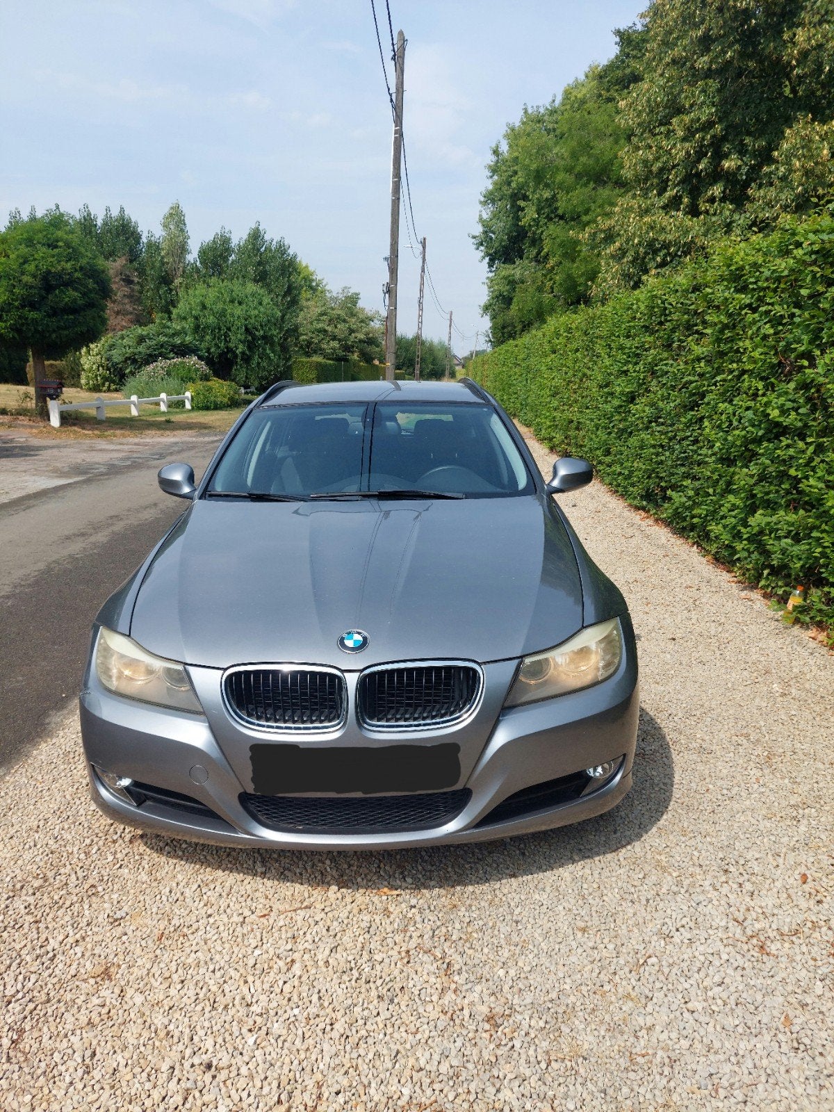 bmw 318d | facelift | 94dkm, Auto's, Euro 5, Zwart, Leder, 5 deurs