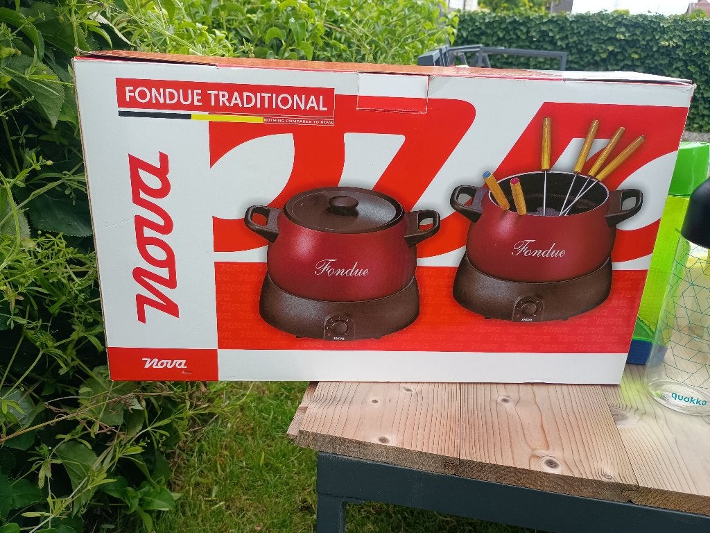 Fondueset Nova - nooit gebruikt, Elektronische apparatuur, Fonduesets, Ophalen, Fondueset