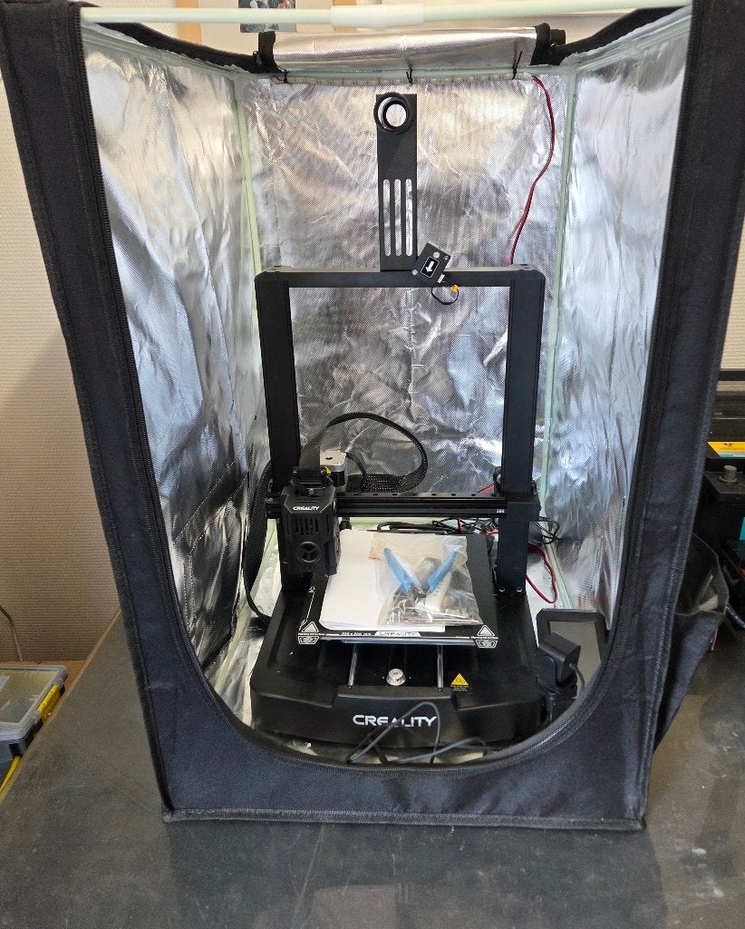 Creality ender 3 v3 ke 3D printer , behuizing camera & wifi, Informatique & Logiciels, Wi-Fi intégré, Comme neuf, Enlèvement, Filament