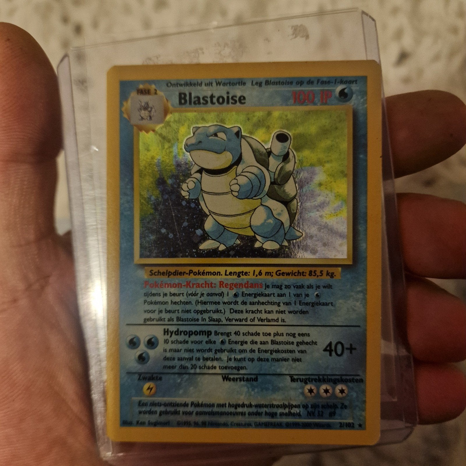 Blastoise Base set NL, Ophalen of Verzenden