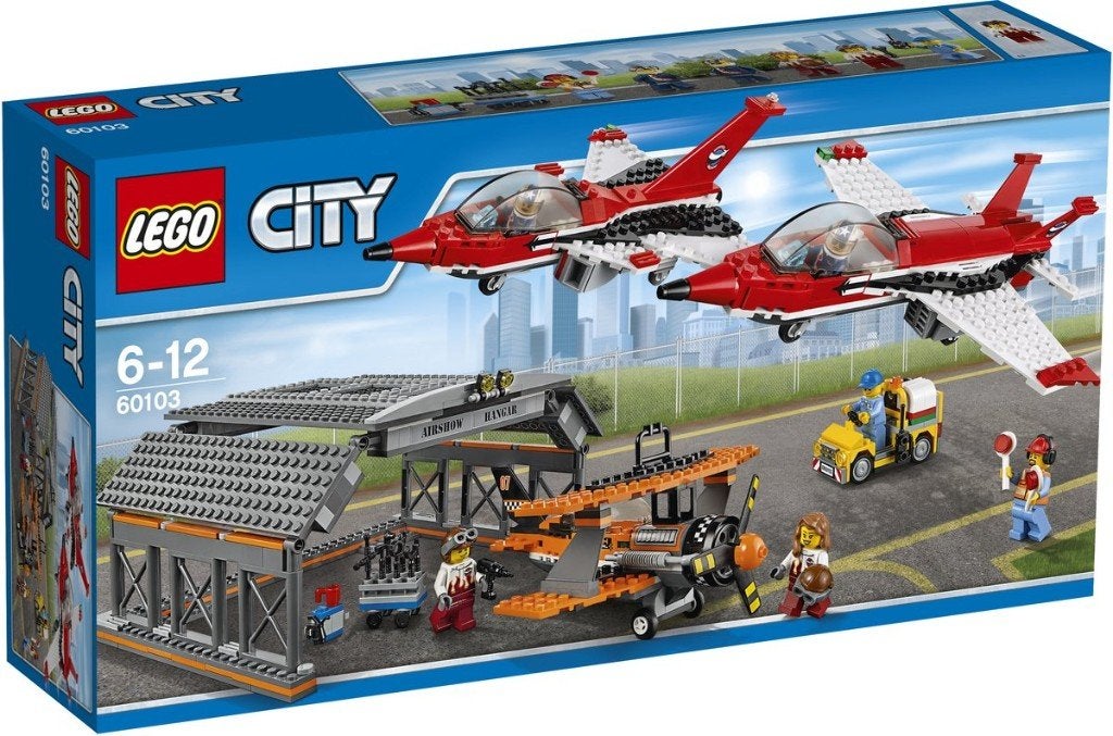 LEGO City 60103 - Airport Air Show (Vliegshow), Lego, Ophalen of Verzenden, Compleet, Complete set