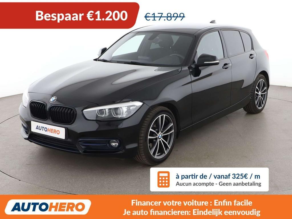 BMW 1 Serie 118 118i Edition Sport Line Shadow (bj 2019), Gebruikt, Lichtsensor, 136 pk, 5 deurs