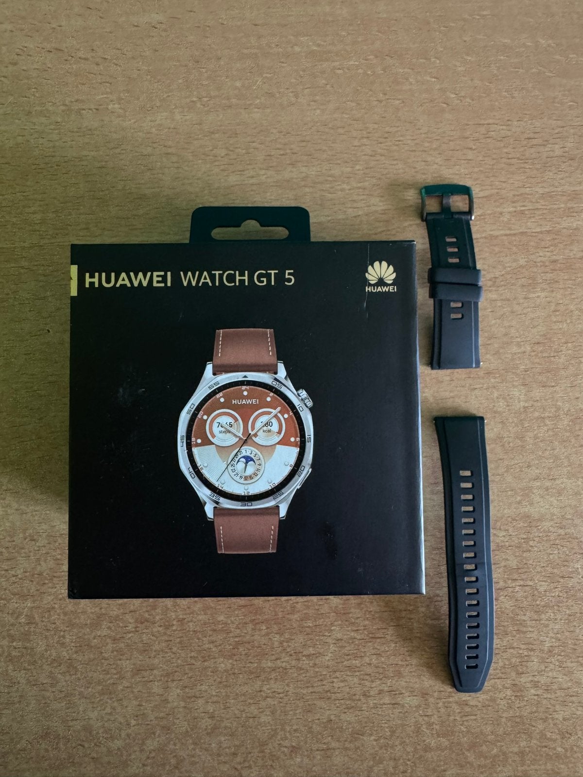 Huawei watch GT5, Ophalen of Verzenden, Gebruikt, Zwart