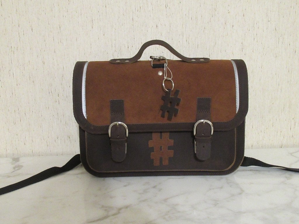 boekentas, Handtassen en Accessoires, Ophalen, Nieuw, Rugtas, Leer