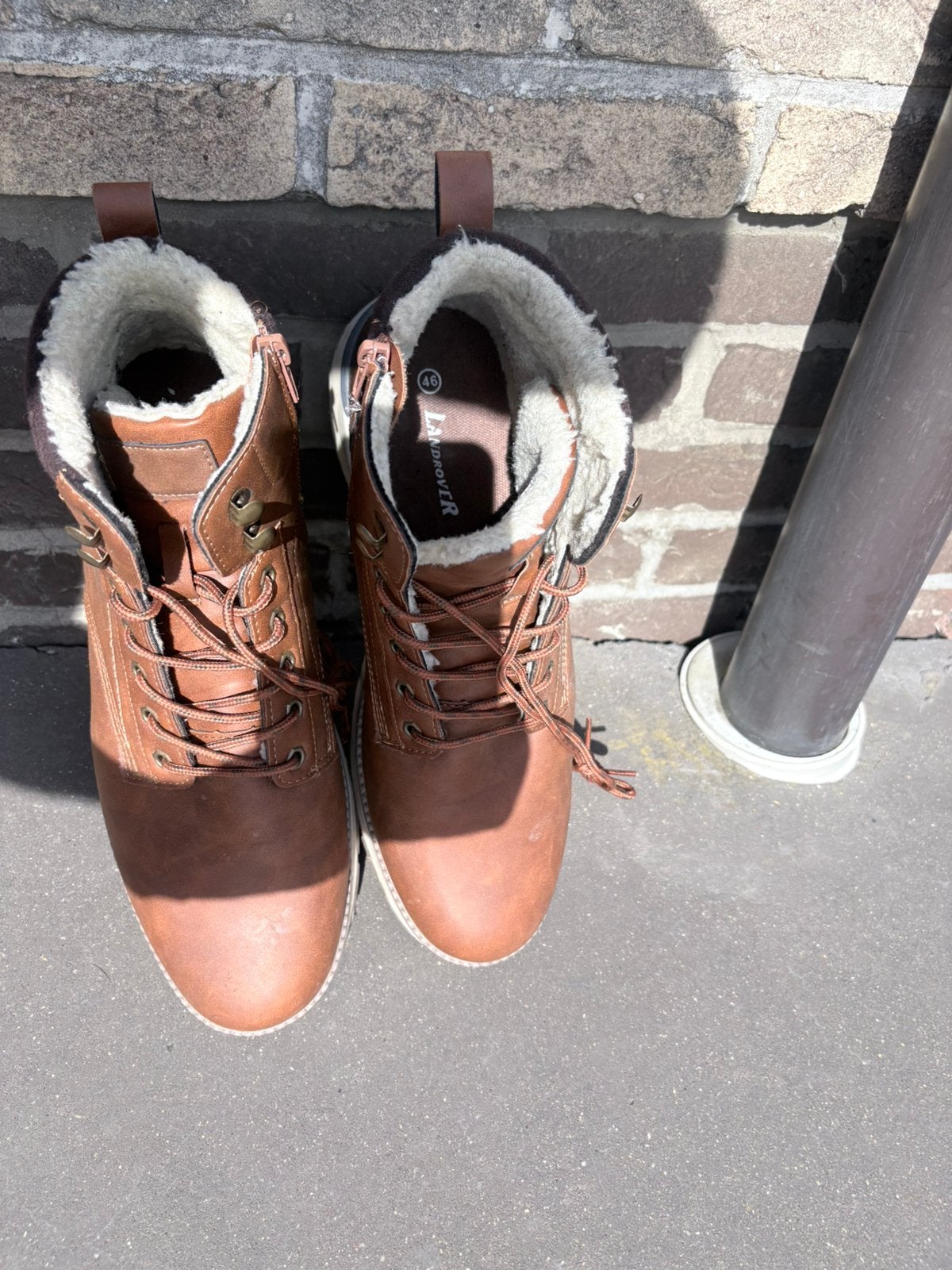 Schoenen 46, Ophalen, Bruin, Overige typen, Zo goed als nieuw