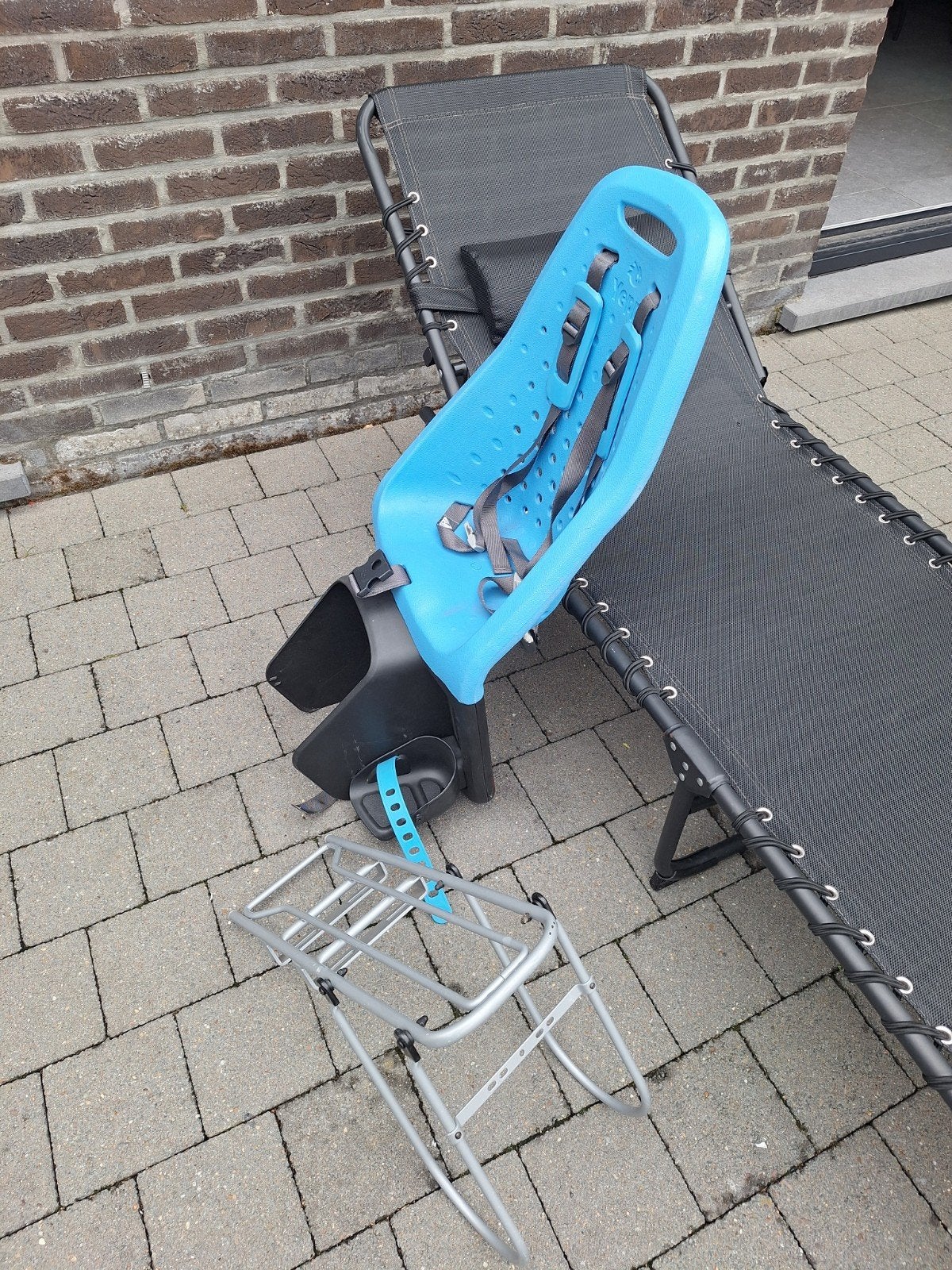 Fietsstoeltje yepp + verlengrek, Yepp (Thule), Repose-pieds, Comme neuf, Enlèvement