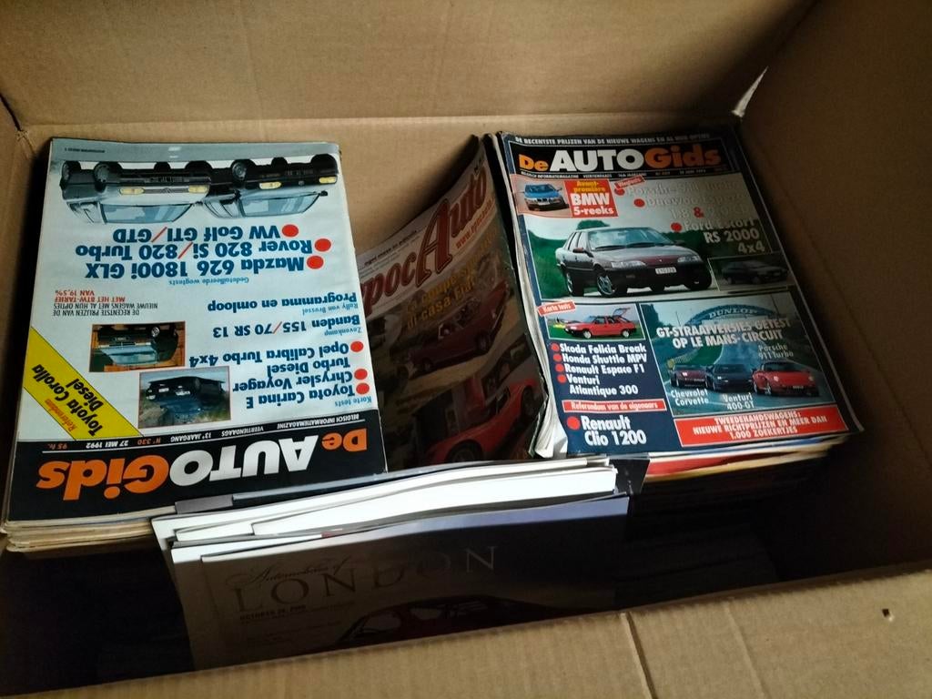 Grote verzameling autotijdschriften, Ophalen