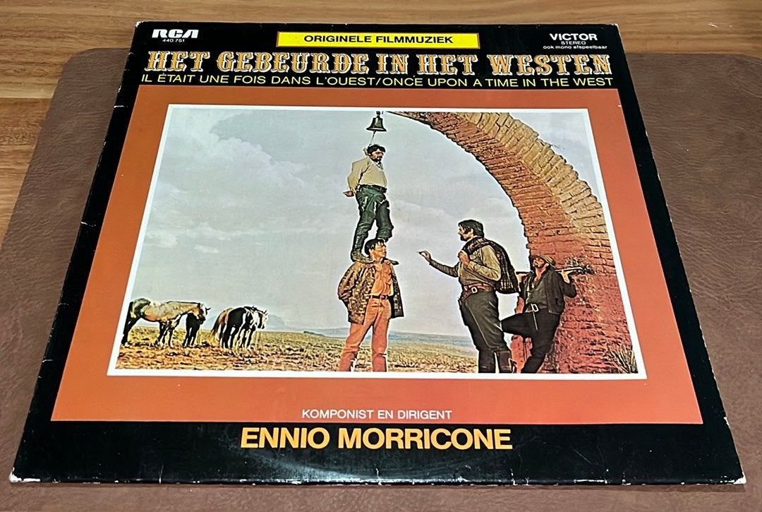 Ennio Morricone ‎– Het Gebeurde In Het Westen - vinyl LP  NL, Cd's en Dvd's, Vinyl | Filmmuziek en Soundtracks, Ophalen of Verzenden