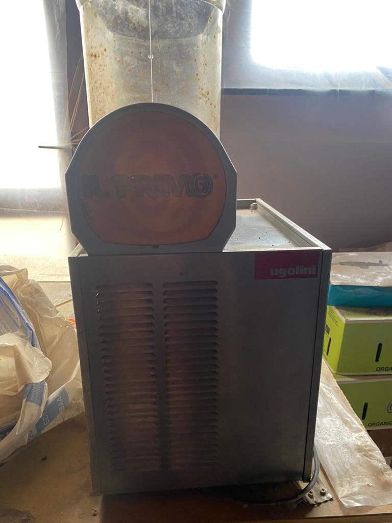 Machine à Granita, Enlèvement, Utilisé