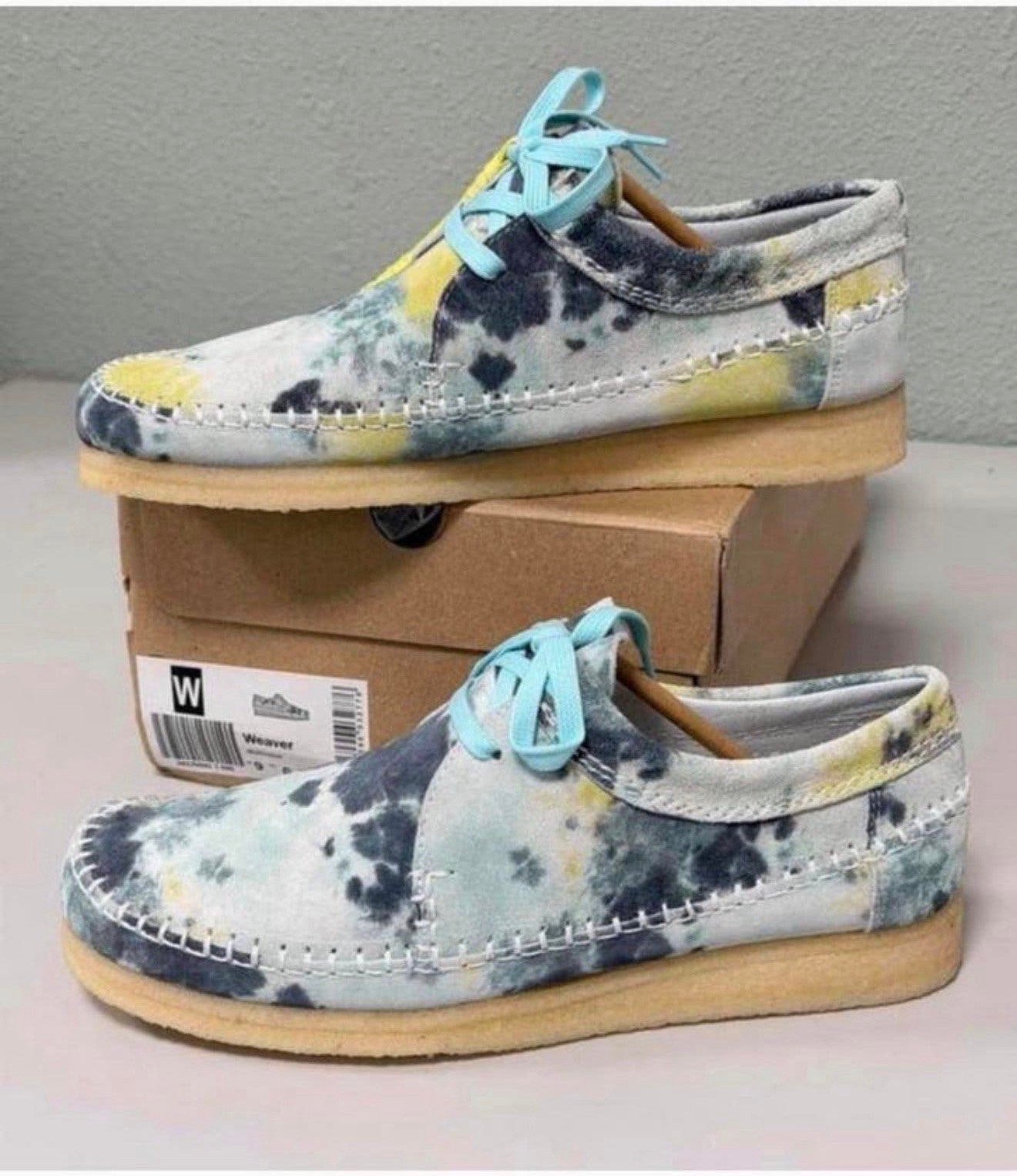 Suède multicolore Clarks Originals WEAVER RARE 43 pour homme, Enlèvement ou Envoi, Neuf, Baskets