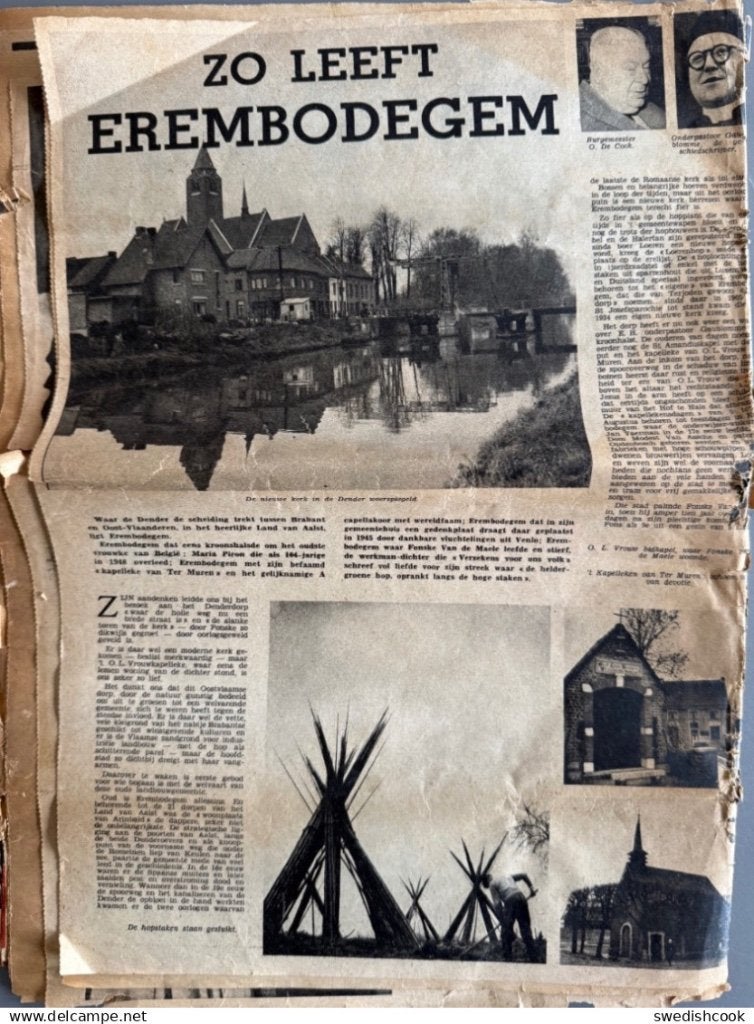 Erembodegem - Aalst Volledige Zondagsvriend 20 november 1952, Ophalen of Verzenden, Oost-Vlaanderen