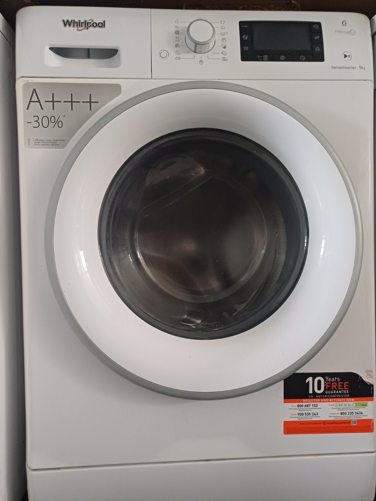 lave linge whirlpool 9kg, Electroménager, Enlèvement