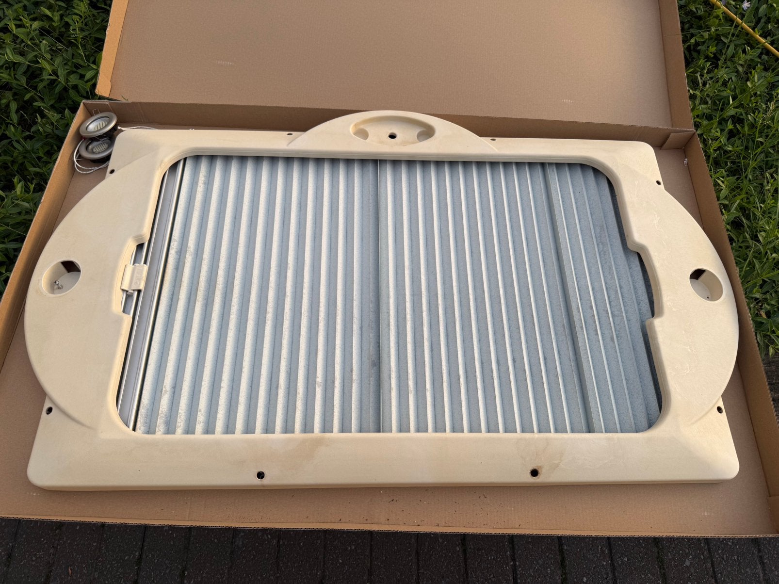 L'intérieur de la trappe de toit Hymer B514, Particulier, Trousse de toit, Hymer