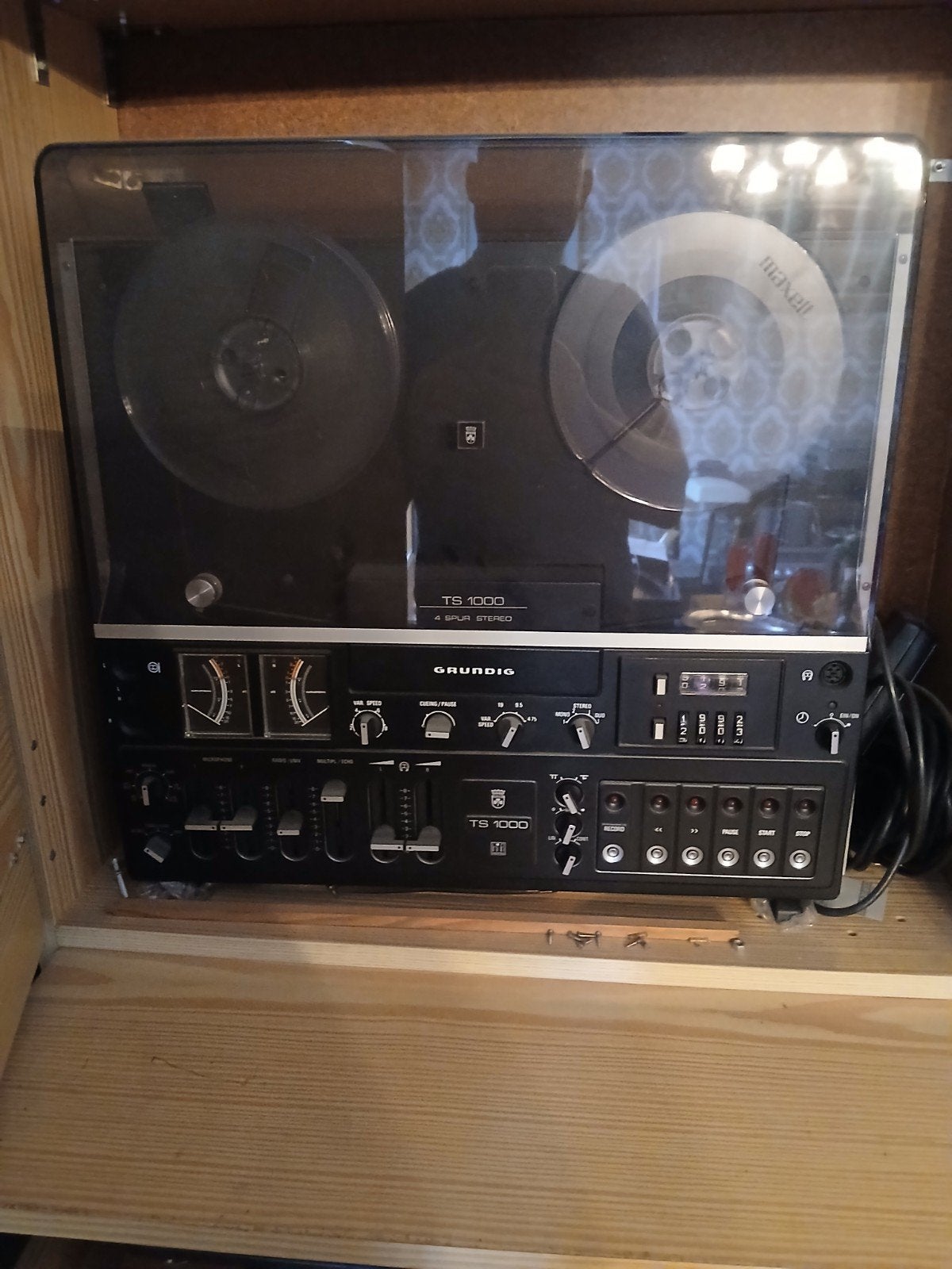Grundig TS 1000 – Magnétophone à bandes Hi-Fi stéréo 4 piste, Enlèvement ou Envoi, Magnétophone