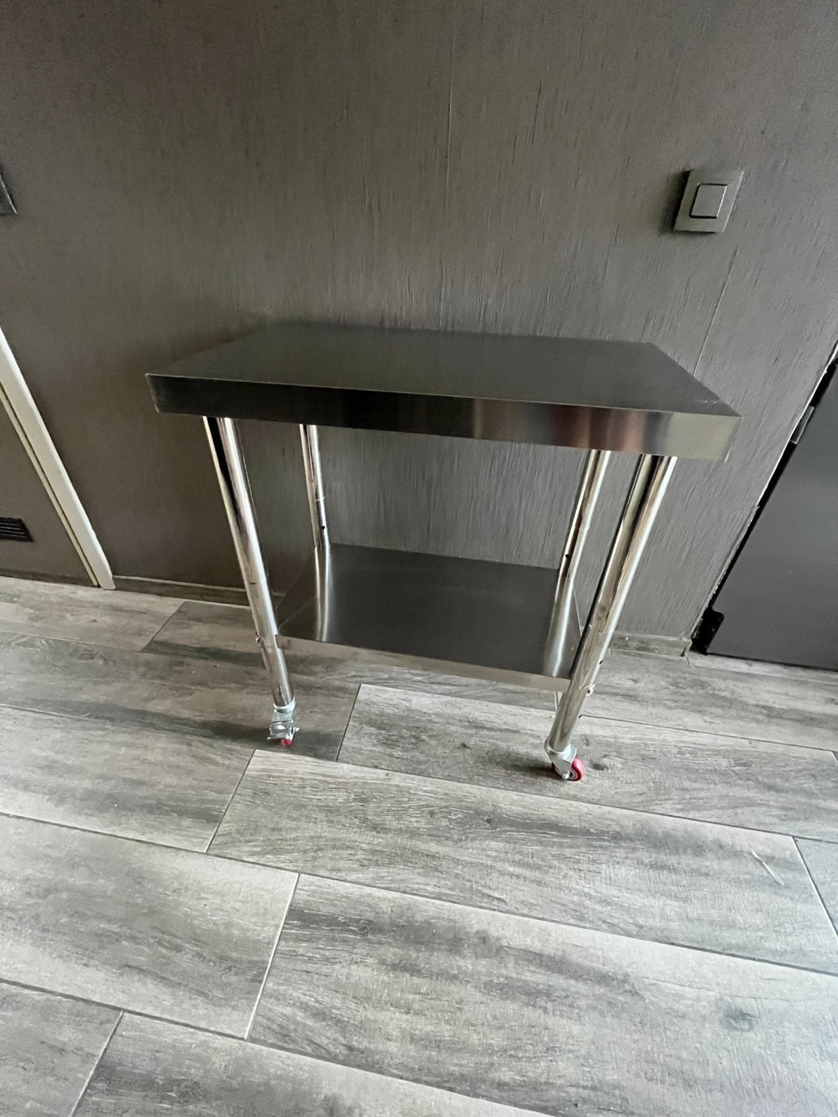 Inox keukentafeltje, Ophalen, Zo goed als nieuw