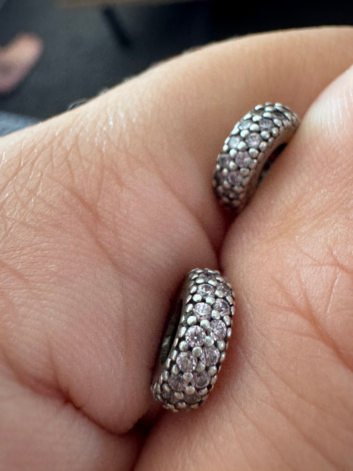 2 bedels pandora, Handtassen en Accessoires, Ophalen of Verzenden, Zo goed als nieuw, Zilver