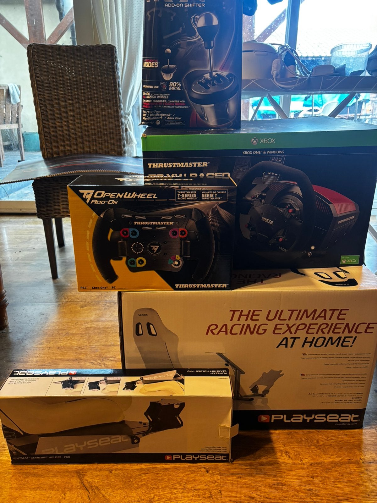 Thrustmaster Sim - full set, Games en Spelcomputers, Ophalen, Zo goed als nieuw