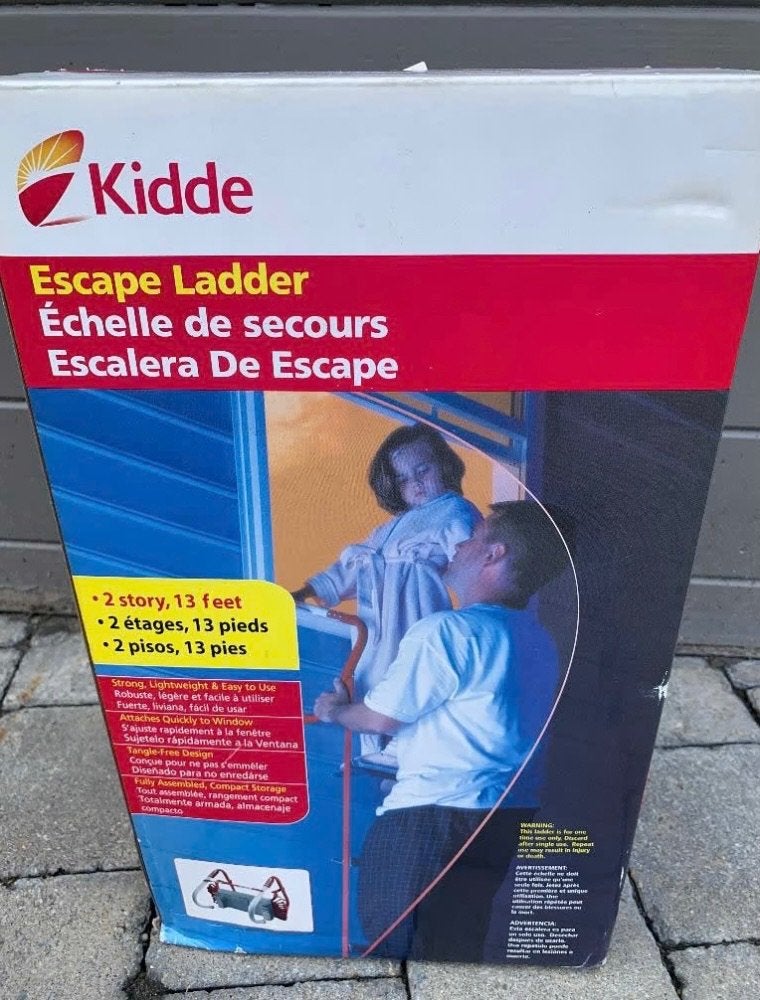 Nood of hulp Brandladder Nieuw !, Ophalen of Verzenden, Nieuw, Ladder, Opvouwbaar of Inschuifbaar