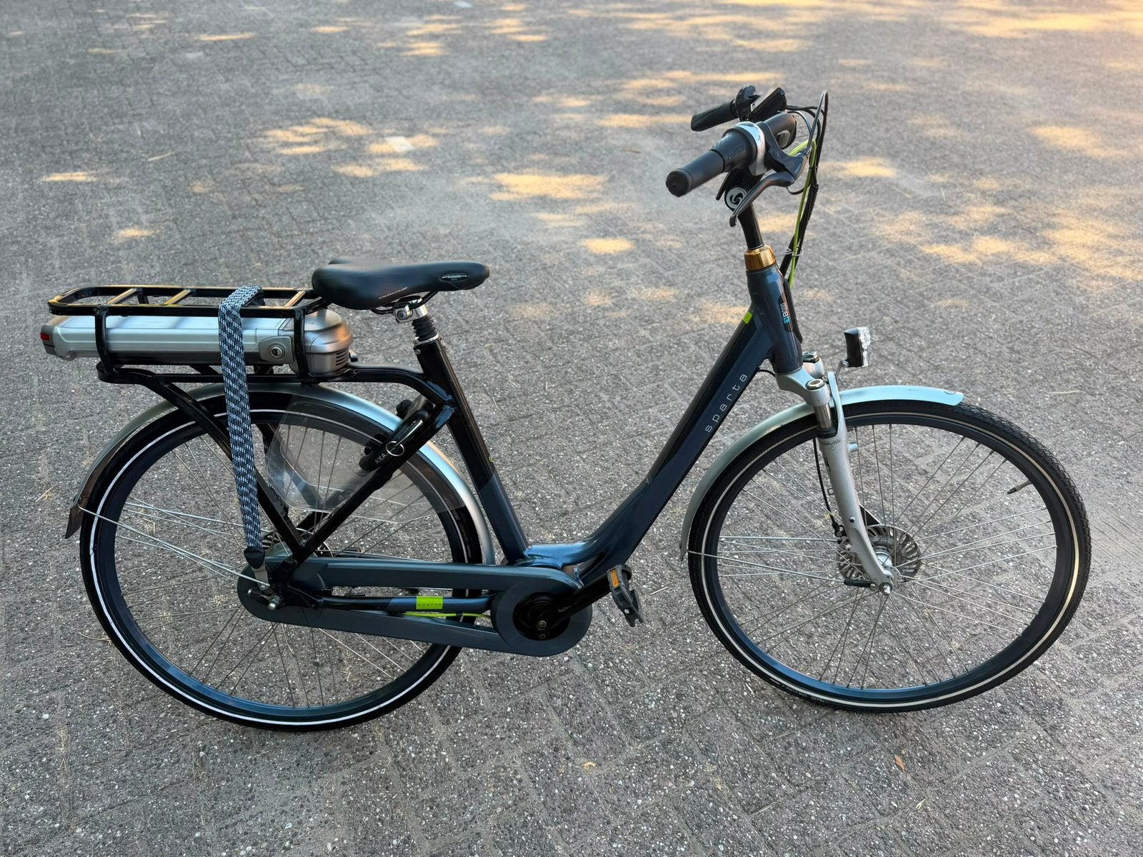 Electrische sparta middenmotor fiets, 50 km par batterie ou plus, Comme neuf, Enlèvement, 51 à 55 cm