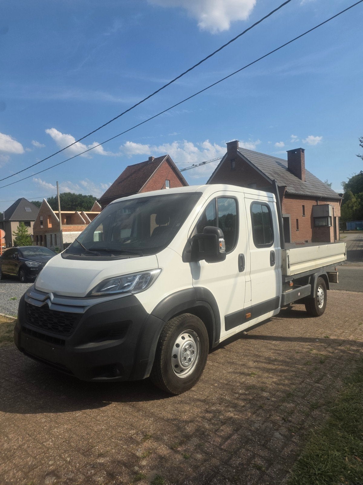 Citroën Jumper MAXI Bakwagen dubbel cabine /6 zit/ 2019, Auto's, Bestelwagens en Lichte vracht, Euro 6, Citroën, Wit, 6 zetels