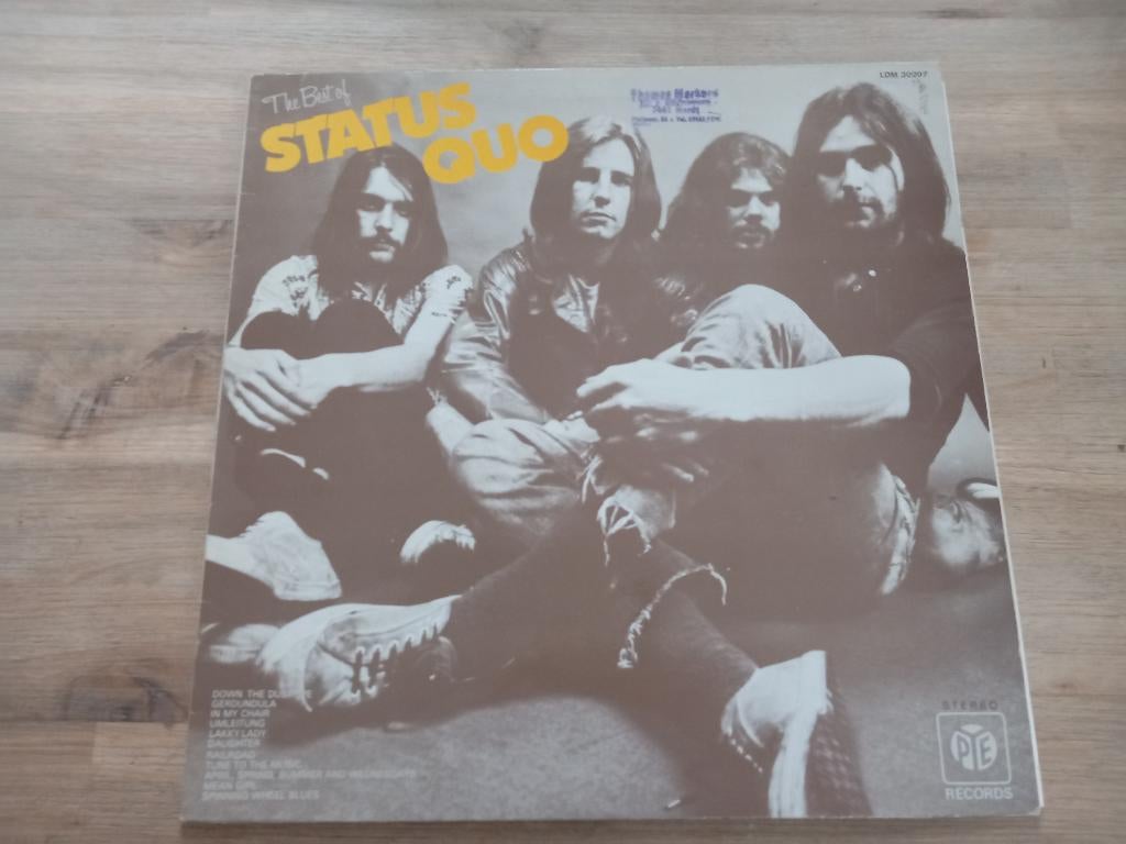 Vinyl LP Best of Status Quo Hard Rock Heavy Metal Glam Rock, Ophalen of Verzenden, 12 inch, Progressive