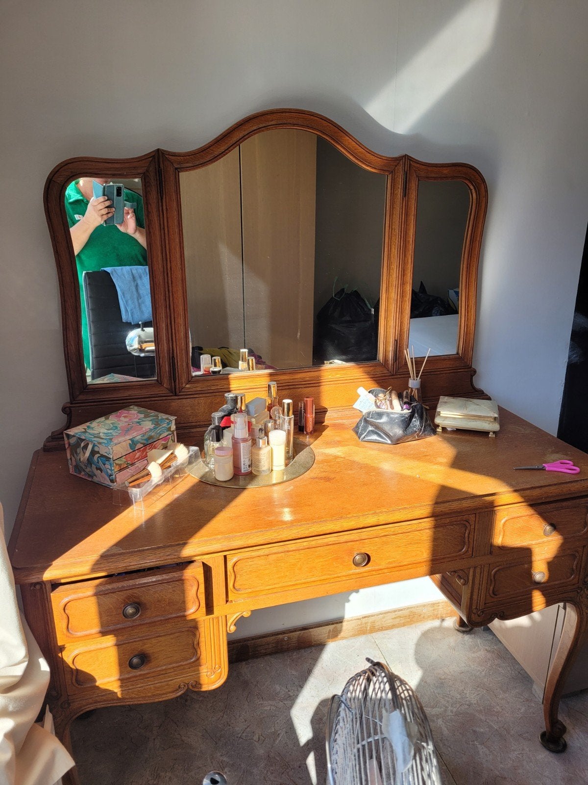 coiffeuse vintage, Enlèvement