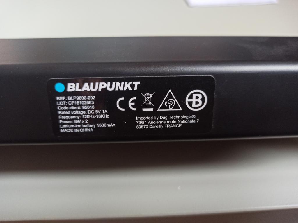 Blaupunkt speaker, Audio, Tv en Foto, Ophalen, Bluetooth, Zo goed als nieuw