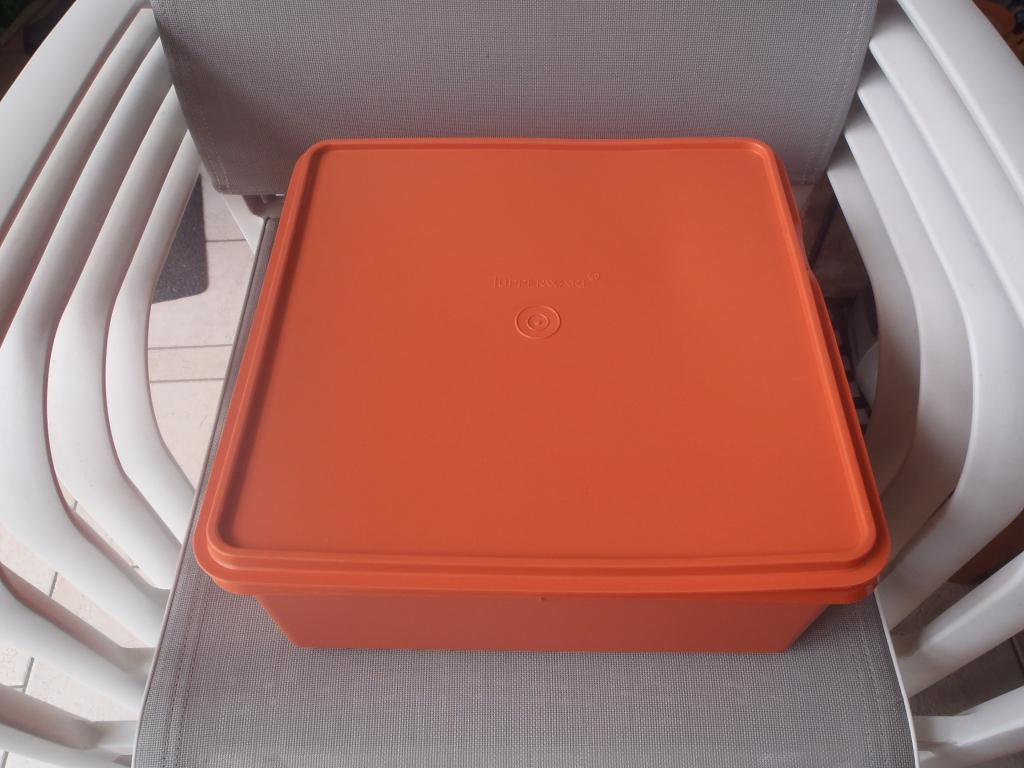 boîte de rangement Tupperware - 10L, Enlèvement ou Envoi, Comme neuf, Orange, Boîte