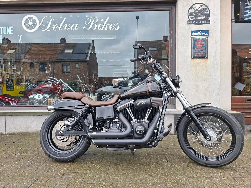 Harley FXDB Streetbob 2017 - 7956 km, Motos, Motos | Harley-Davidson, Entreprise, Chopper, plus de 35 kW, 2 cylindres, Occasion