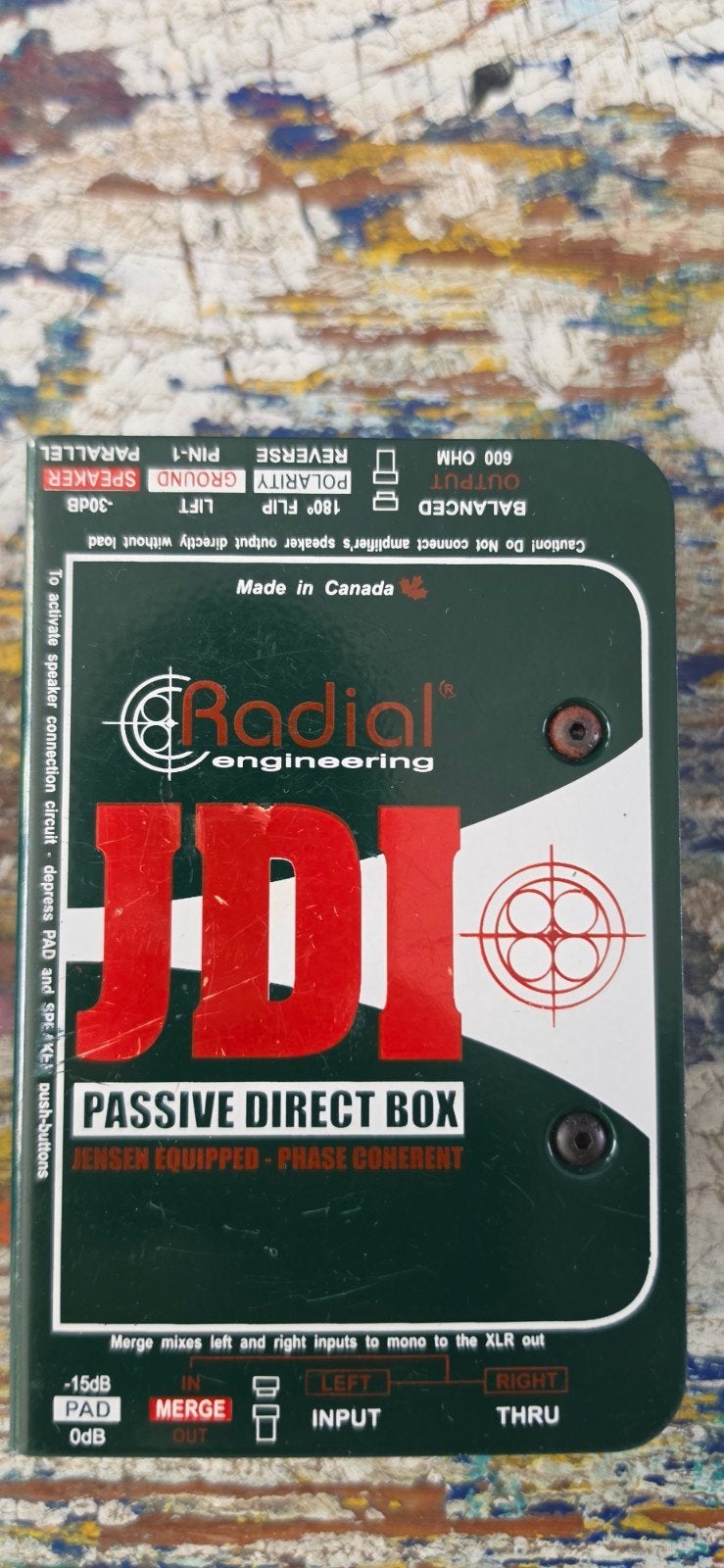 Radiale JDI passieve DI-box, Ophalen of Verzenden, Zo goed als nieuw