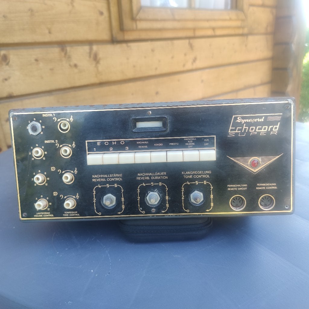 RARE - "Dynacord Echocord Super" années 60 - Allemagne, Muziek en Instrumenten, Effecten, Gebruikt, Delay of Echo, Ophalen of Verzenden