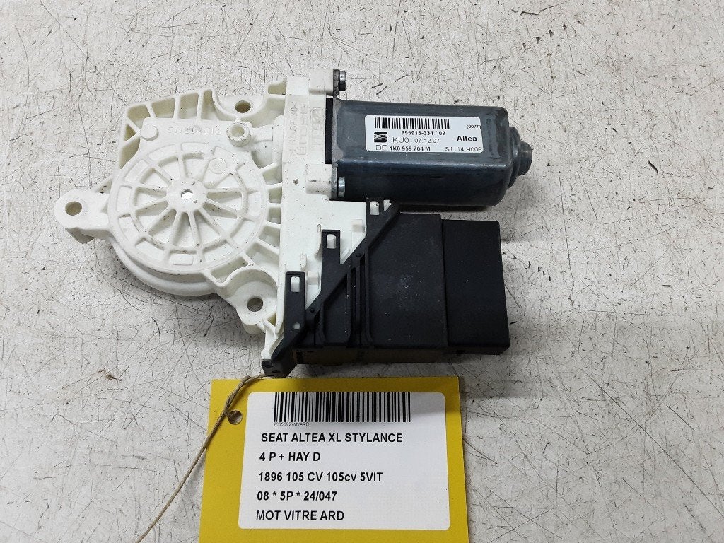 MOTOR RAAMMECHANIEK RECHTS ACHTER Seat Altea XL (5P5), Gebruikt, Achter, Service@seat.de, Seat Deutschland GmbH