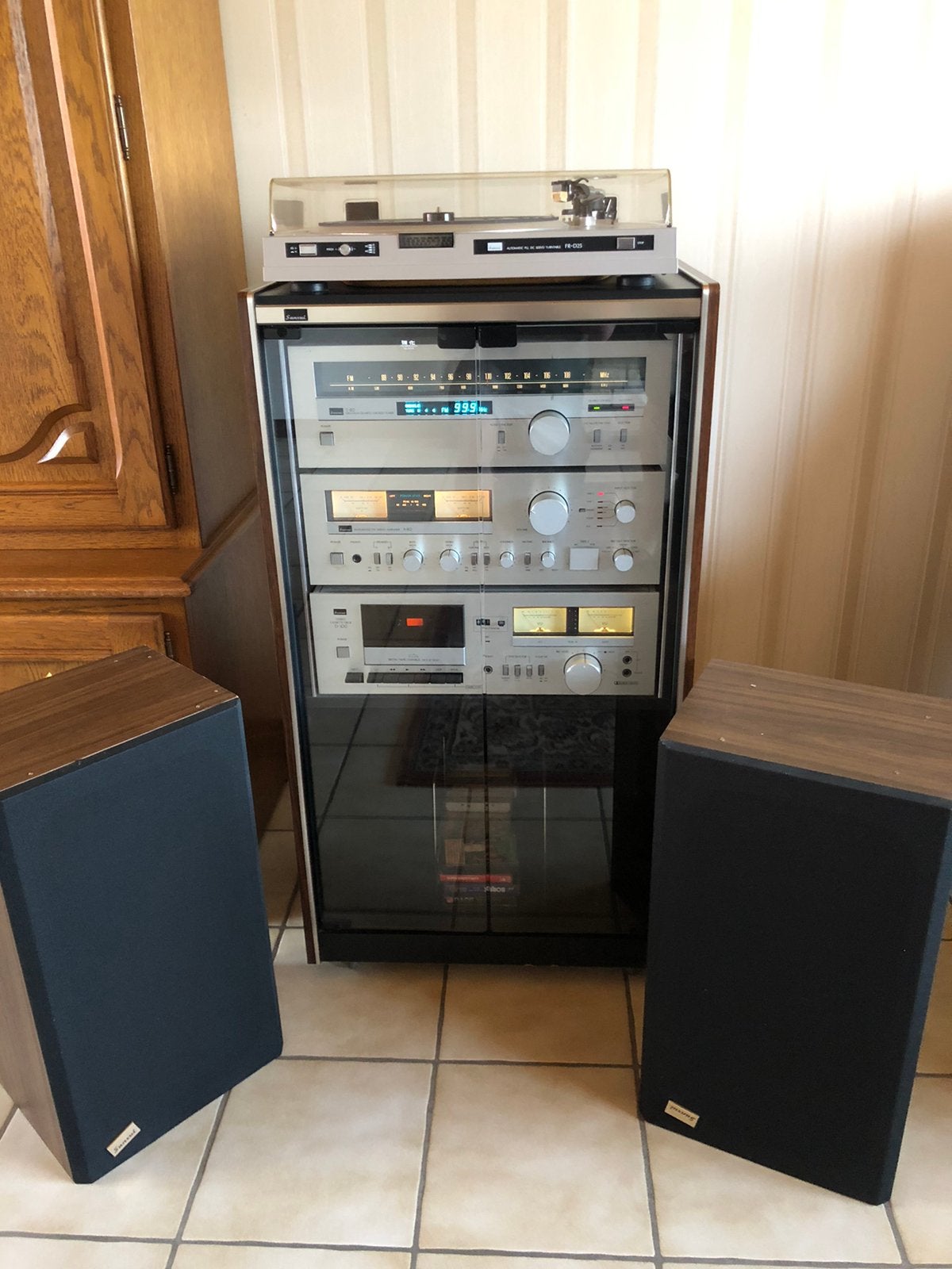 Vintage stereo keten sansui, TV, Hi-fi & Vidéo, Chaîne Hi-fi, Enlèvement, Utilisé, Haut-parleurs, Autres marques