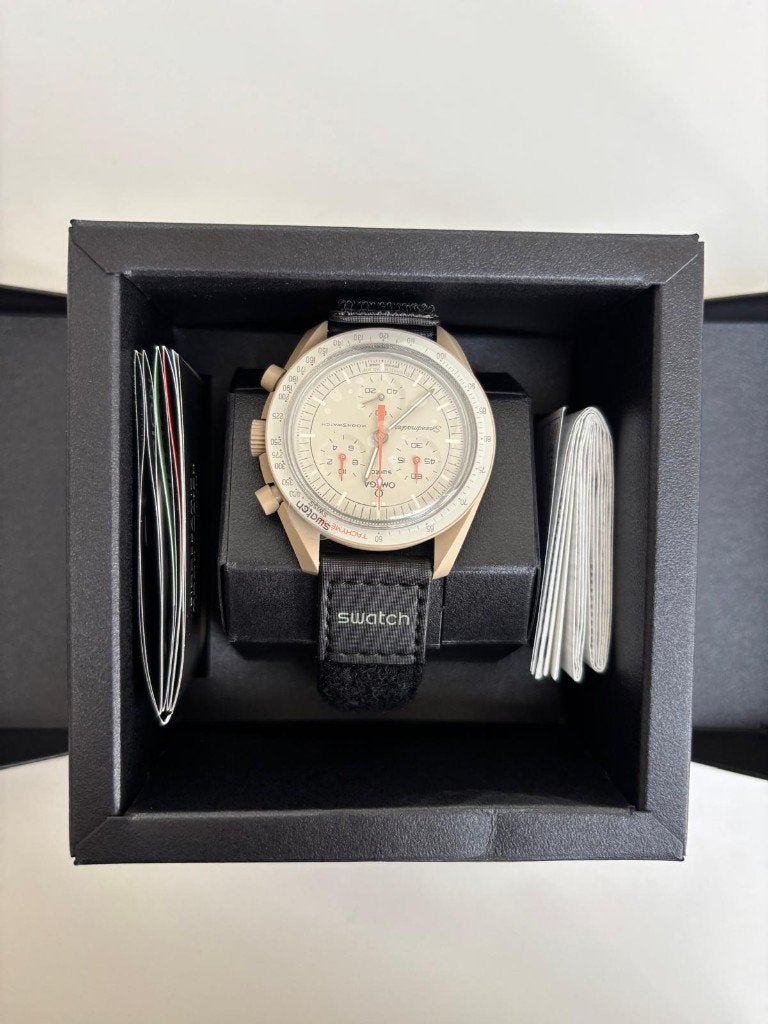 MoonSwatch Jupiter uurwerk, Overige materialen, Polshorloge, Overige materialen, Nieuw