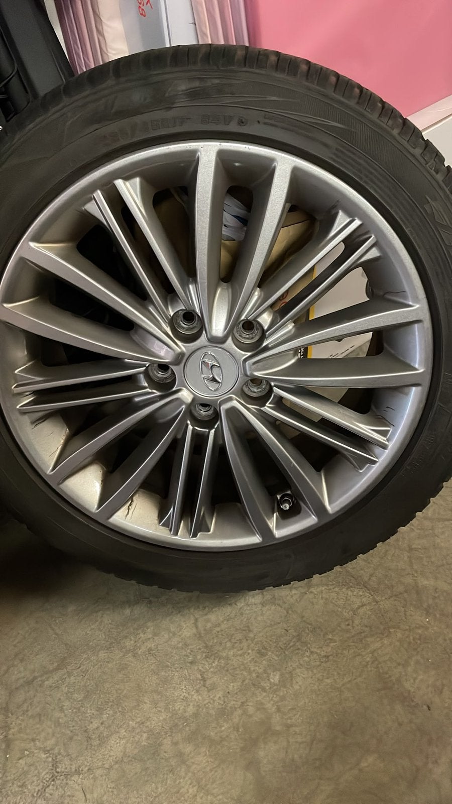 Jantes et pneus hiver 225/45R17, Autos : Pièces & Accessoires, Pneus et Jantes, Pneus hiver, Véhicule de tourisme, 17 pouces